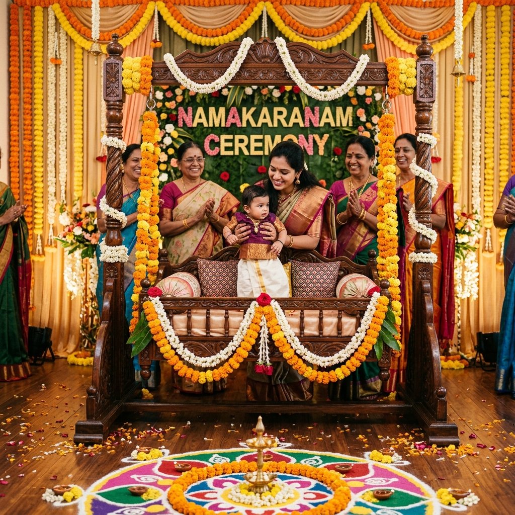 Cradle Ceremony Decorations